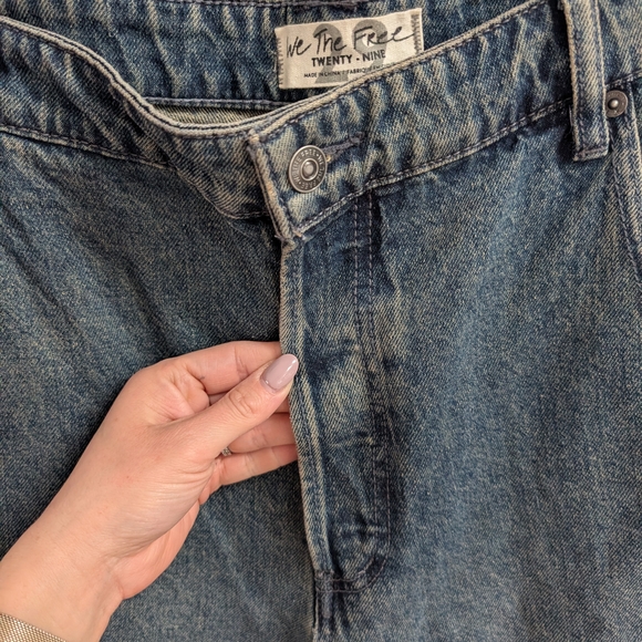 We The Free Dark Blue Flare Jeans - Picture 9 of 13